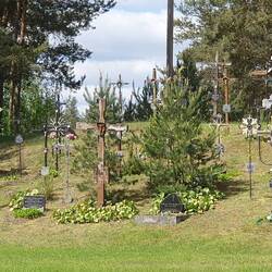 Der Partisanenfriedhof in Merkene