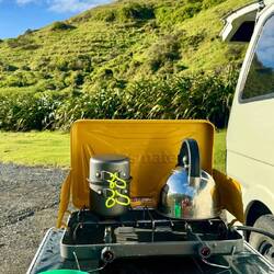 Eines der letzten Frühstücke mit Bongo :(