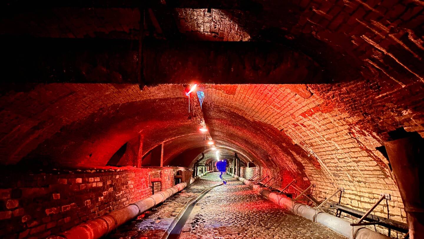 Antikes Abwassersystem von Antwerpen