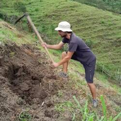 Die Terrassen müssen auch erstmal angelegt werden!