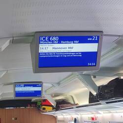 Einfahrt in Hannover -Planmässig