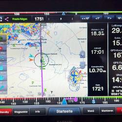 Kurz vor Guadeloupe ein Squall