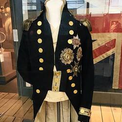 Lord Horatio Nelson's coat (fatally wounded in this coat at Trafalgar)