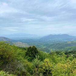 Im Parnon-Gebirge hat es heute fast ohne Unterbruch geregnet.