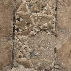 ein kleines Stück Bodenmosaik