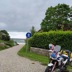 Die letzten Meter zum Strand bin ich dann doch gelaufen.