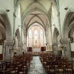 Faycelles church interior