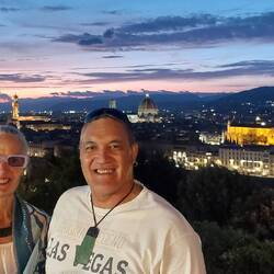 A beautiful way to cap of a great evening