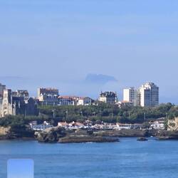 Face of Marie Earth goddess sleeping in the Pyrenees mountains