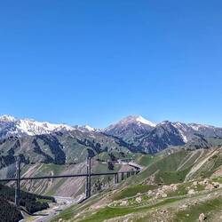 Heading through the mountains