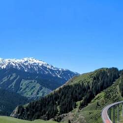 Heading through the mountains