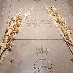 Grace Kelly's crypt.