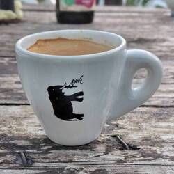 Espresso und Crêpes Confitüre