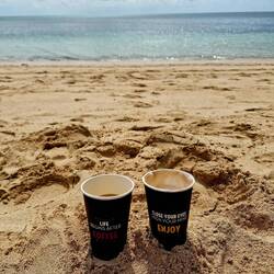 toller Spruch auf dem Becher...