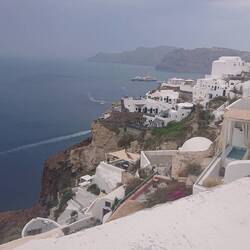 Fira view out to the Caldera