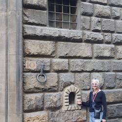 These holes in the wall all over Florence was where alcohol was served during days of alcohol ban