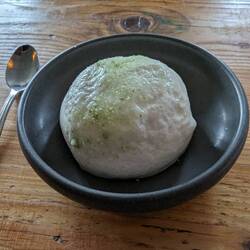 5. Mazarin Kuchen mit Sauerrahmschaum