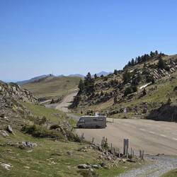 Handy parking space at the col