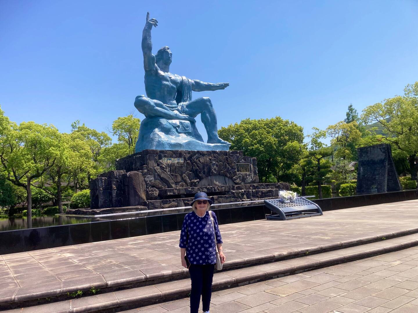 Peace statue.