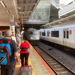 Our first train.