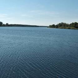 Einer der Speicherseen, der petit Etang.