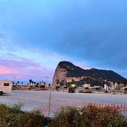 Gibraltar im Abendlicht