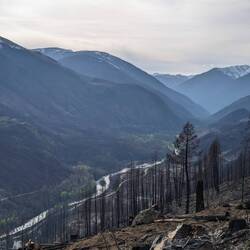Aussicht von Berg (Wanderung)