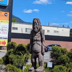 Sasquatch (Big Foot Statue in Hope, nächst größte Stadt)