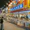 We wandered into Oktoberfest, which was confusing and also £8 a pint?! And totally shut by 10pm,