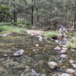 One of 6 creek crossings