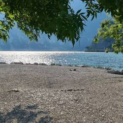 Abendstimmung am See in Torbole