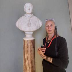 Small bust of an early Pope