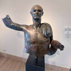 Bronze bust