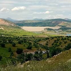 Immense Dam on the river just before Dicle.