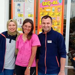 Dicle -- even making friends at the Migros 😉