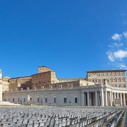 Vatican City were the Pope holds mass and people gather when awaiting the appointment of a new Pope
