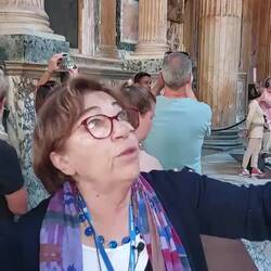 Our guide within the Pantheon who was extremely knowledgeable