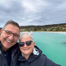 On the ferry at the SeaLink Terminal in Penneshaw — Kangaroo Island, SA.