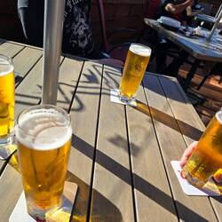 Erstes Bier in Kanada bei Montana's