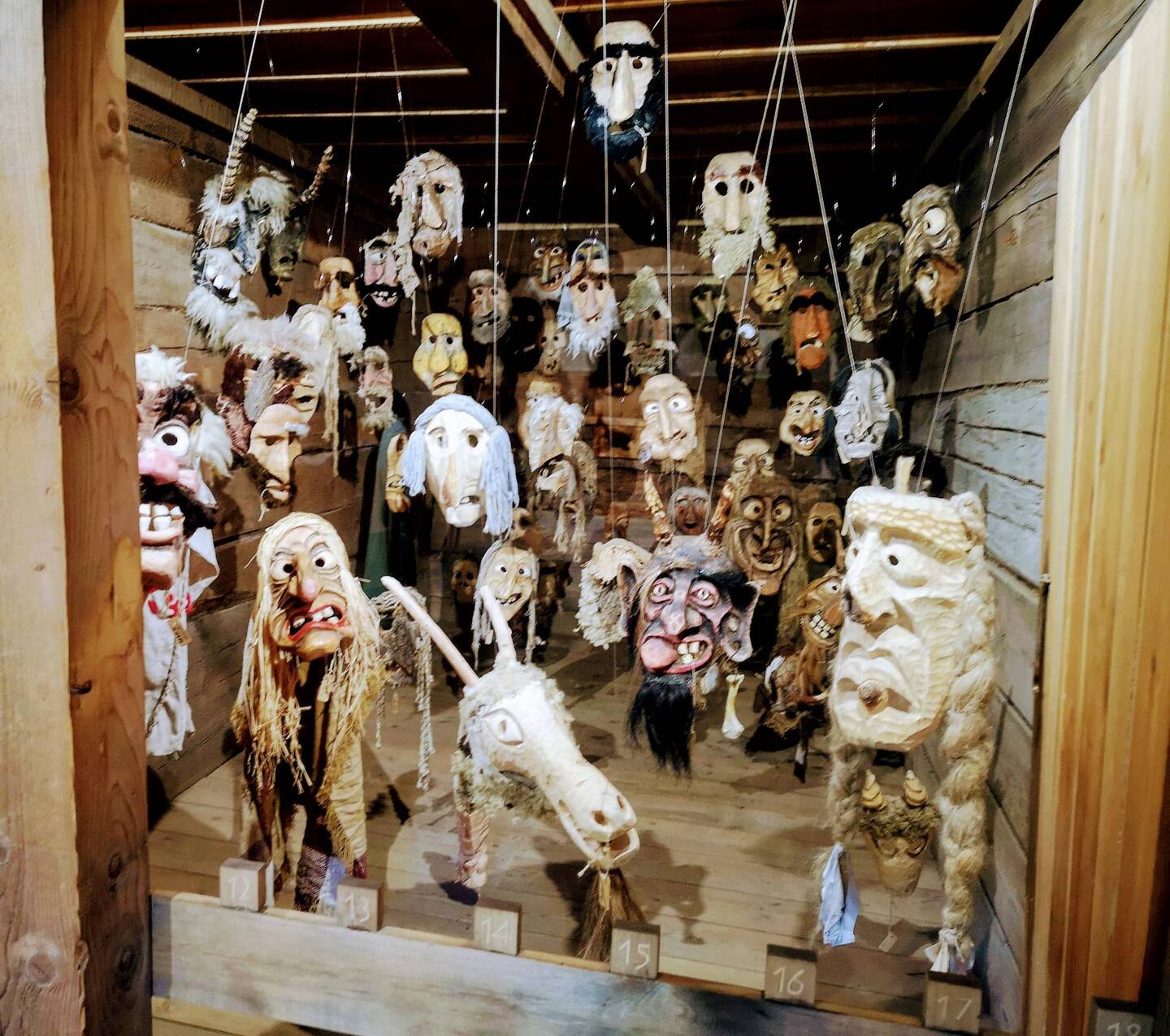 Masken im Volkskundemuseum