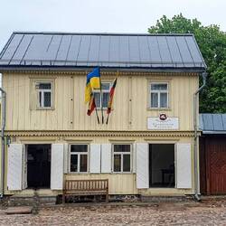 Haus aus einem Straßendorf