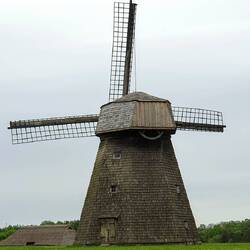 Eine klassische Windmühle