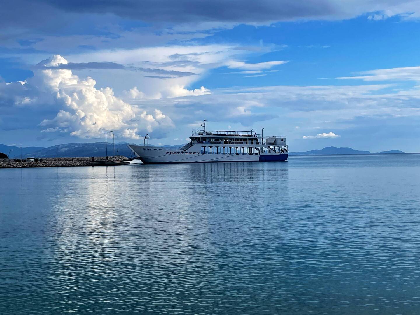 Mit dem Dampfer geht's nächste Woche nach Kefalonia