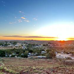 Marble Bar im Sonnenaufgang