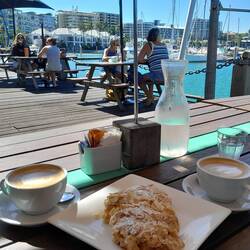 Cullen Bay Marina for cafe