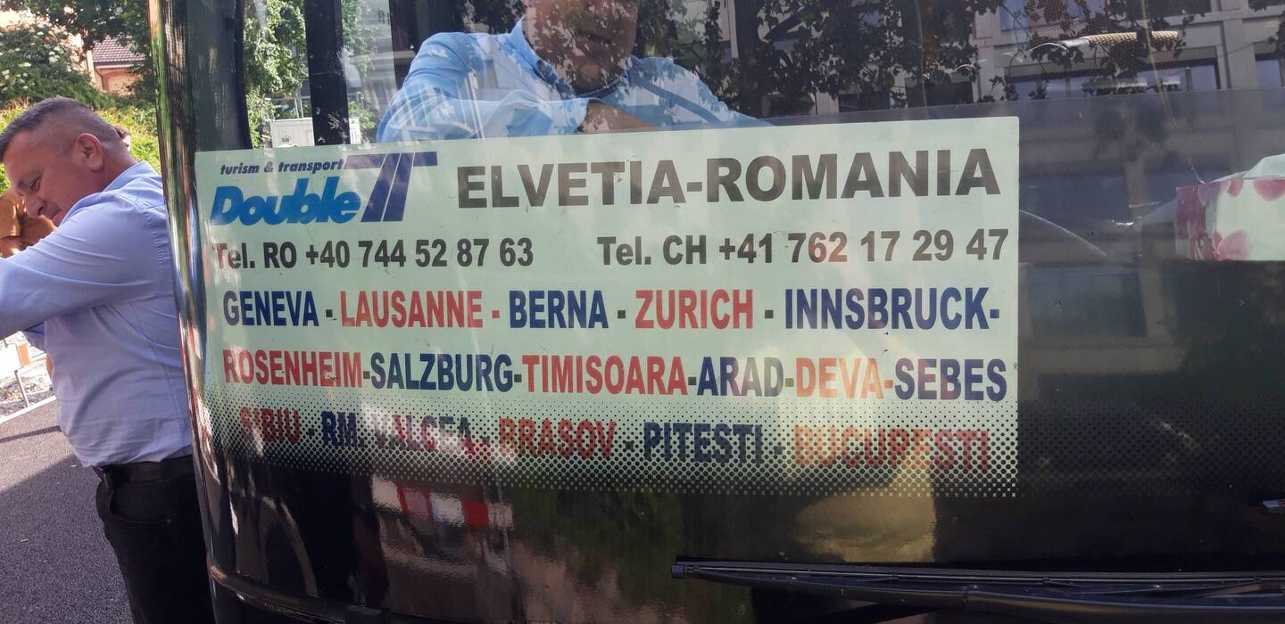 Bus-Reiseroute