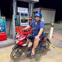 Gefährlicher Motorradrocker