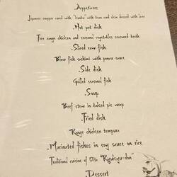 Das Abendmenu. Wohl bekomm's😀.