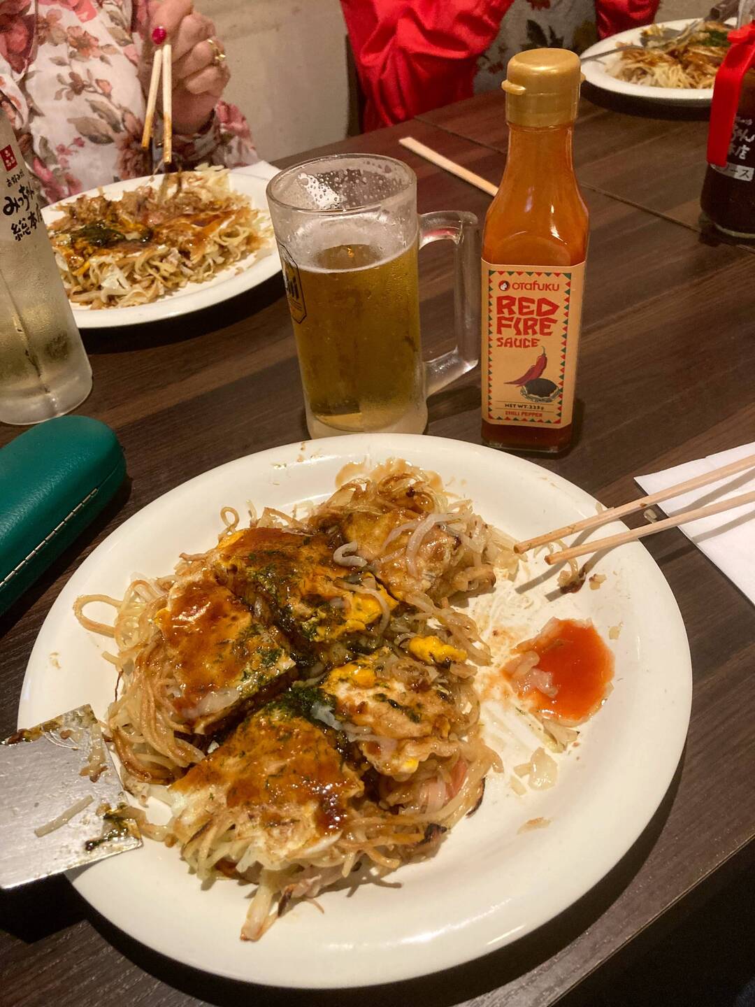 Okonomiyaki - Japanese 'comfort food'.