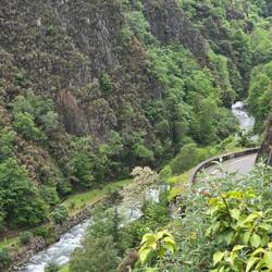 The "Gave de Cauterets" runs down through the village